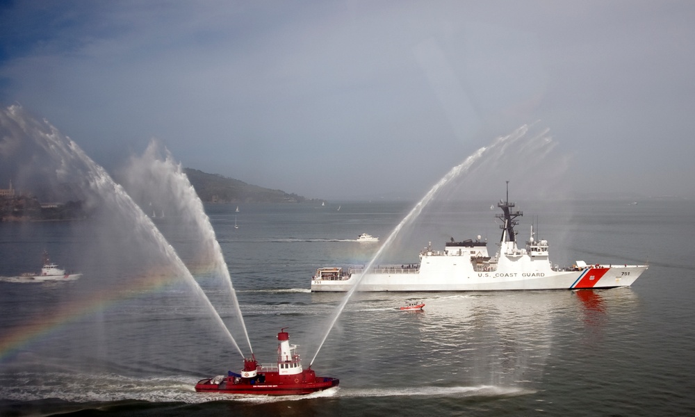 Coast Guard Cutter Waesche Arrives in Homeport