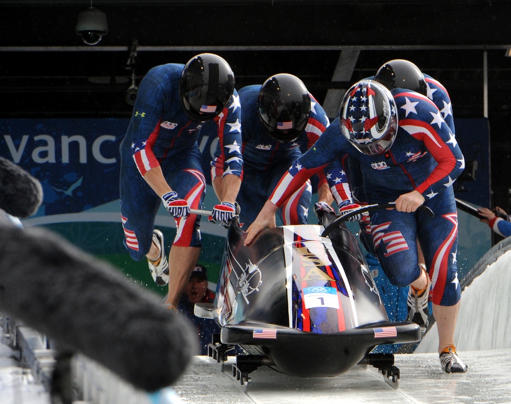 Former Soldier Drives U.S. to Bobsled Gold