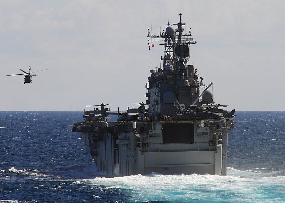 USS Nassau Continues Operations