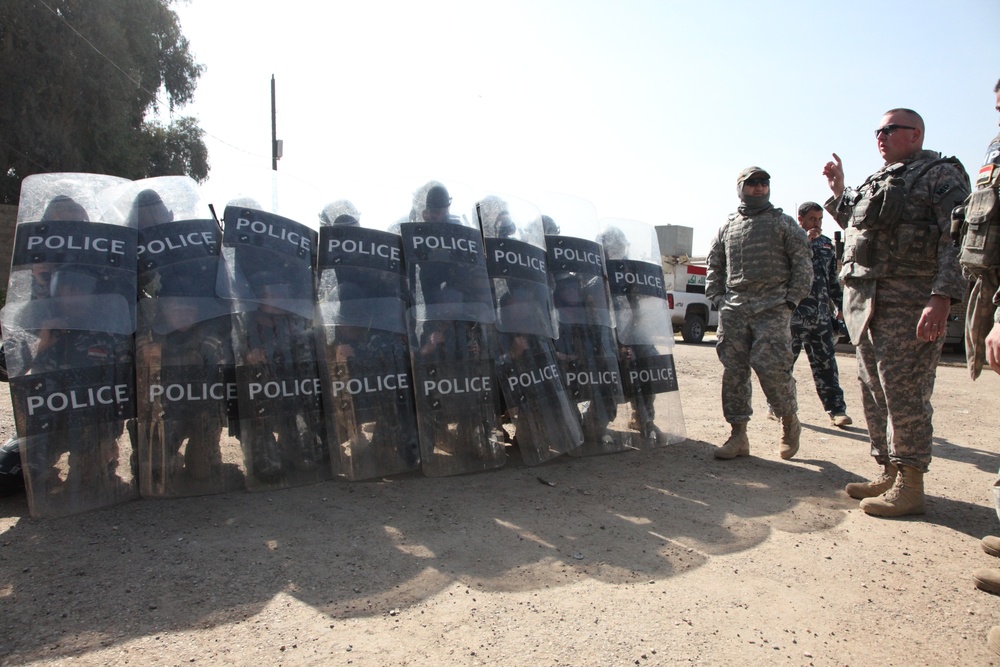 Police training in Mosul