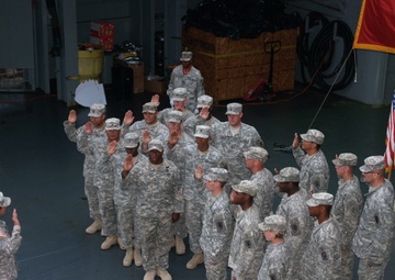 Deployed Sustainers re-enlist in Haiti