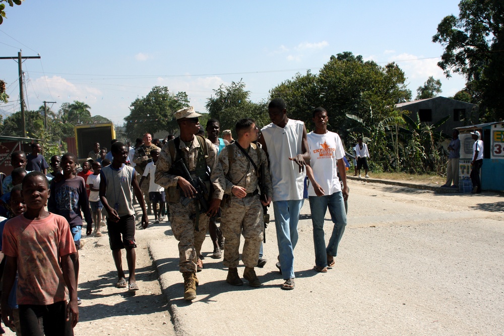 24th Marine Expeditionary Unit assists in Haiti Relief