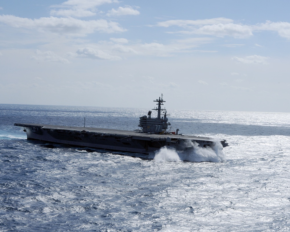 USS George H.W. Bush action