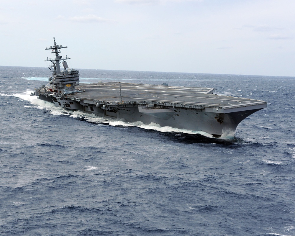 USS George H.W. Bush action