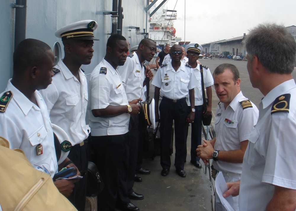 BNS Godetia kicks off its APS West mission in Douala, Cameroon