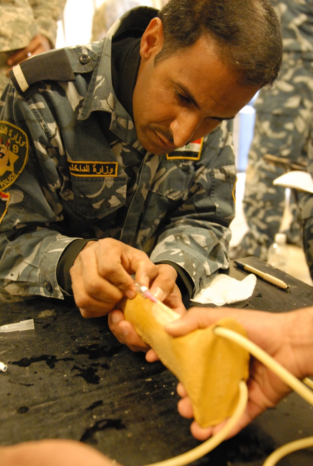 Working together through working dogs