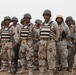 Iraqi soldiers take part in rifle range