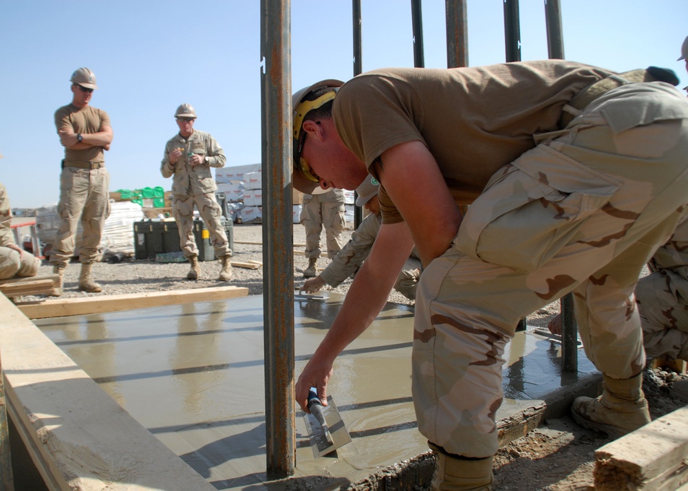 Concrete Training at Camp Krutke