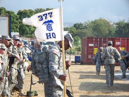 377th Theater Sustainment Command Arrives in Haiti