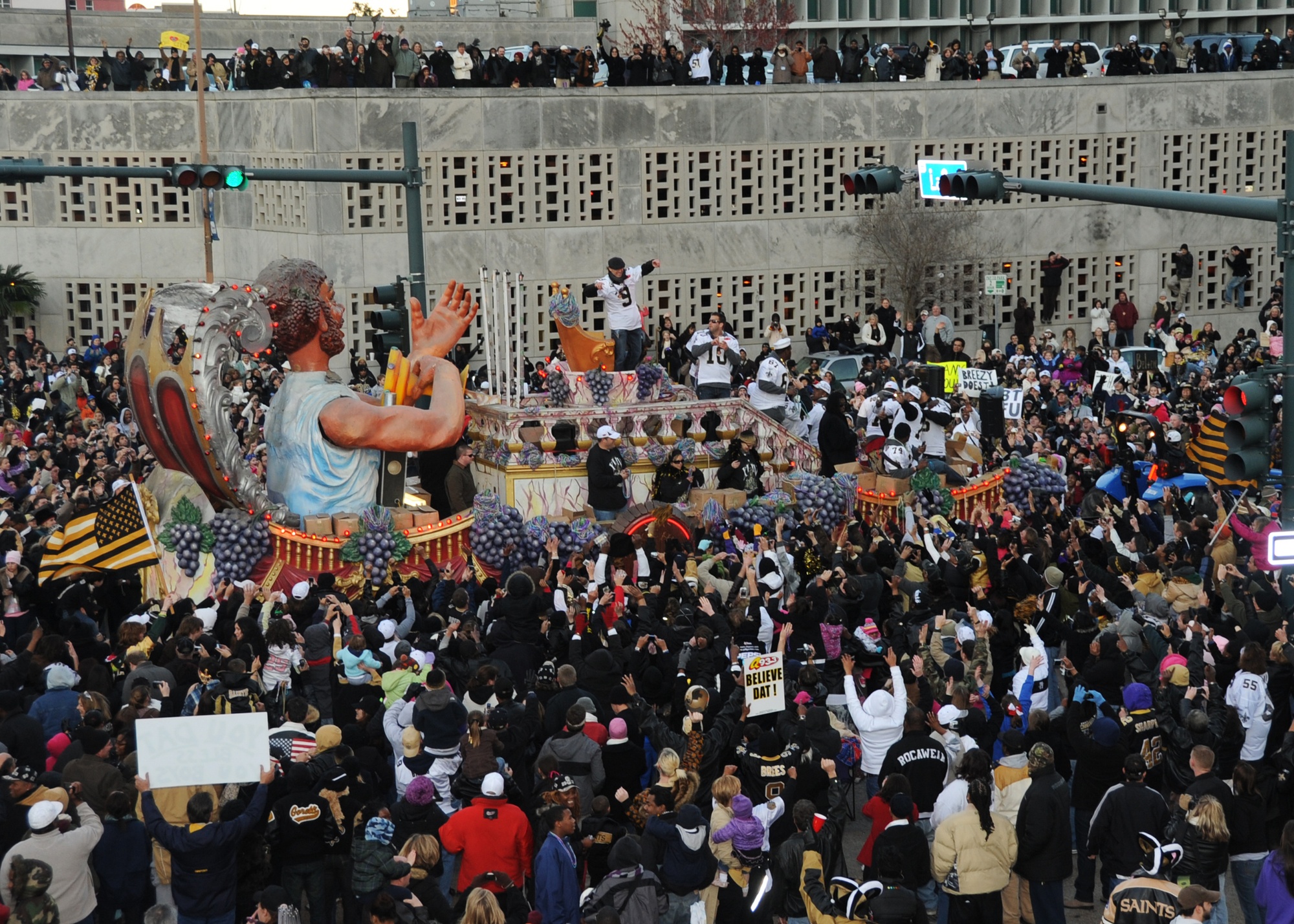 DVIDS - Images - New Orleans Saints Parade [Image 1 of 3]