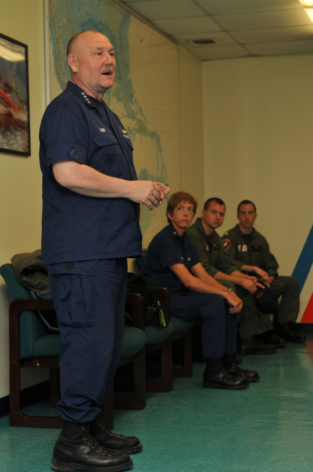 U.S. Coast Guard Commandant Visits GITMO