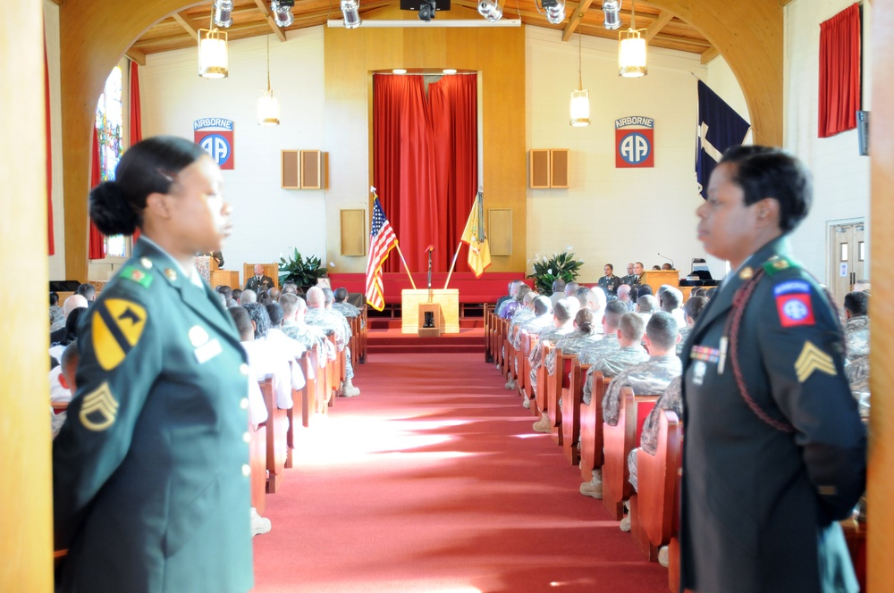 Memorial Held for 18th Fires Brigade Soldier