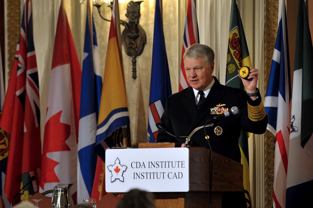 Chief of Naval Operations speaks at conference