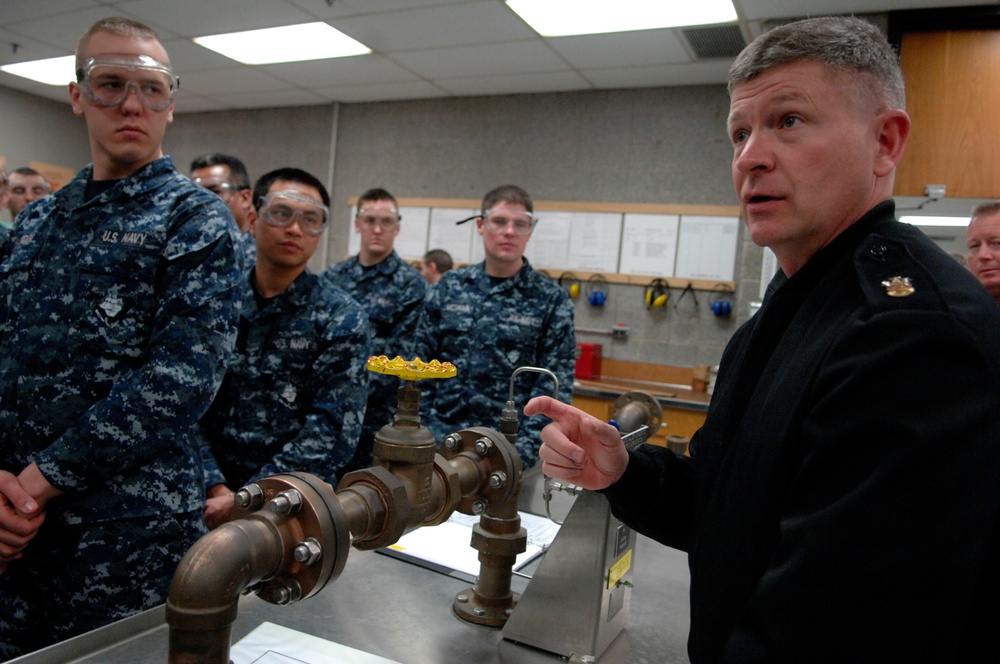 Master Chief Petty Officer of Navy Visits Great Lakes