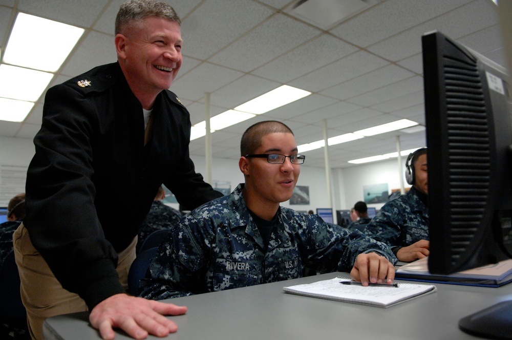 Master Chief Petty Officer of Navy Visits Great Lakes