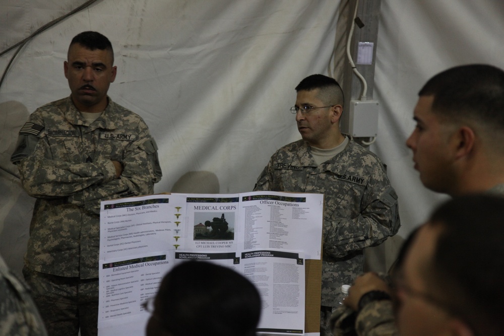 121 brigade support Battalion, 4 BCT 1 Armored Division Career Day