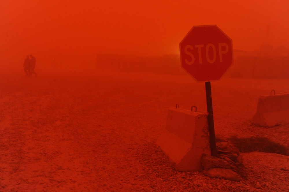 Sandstorm Strikes Fort McHenry