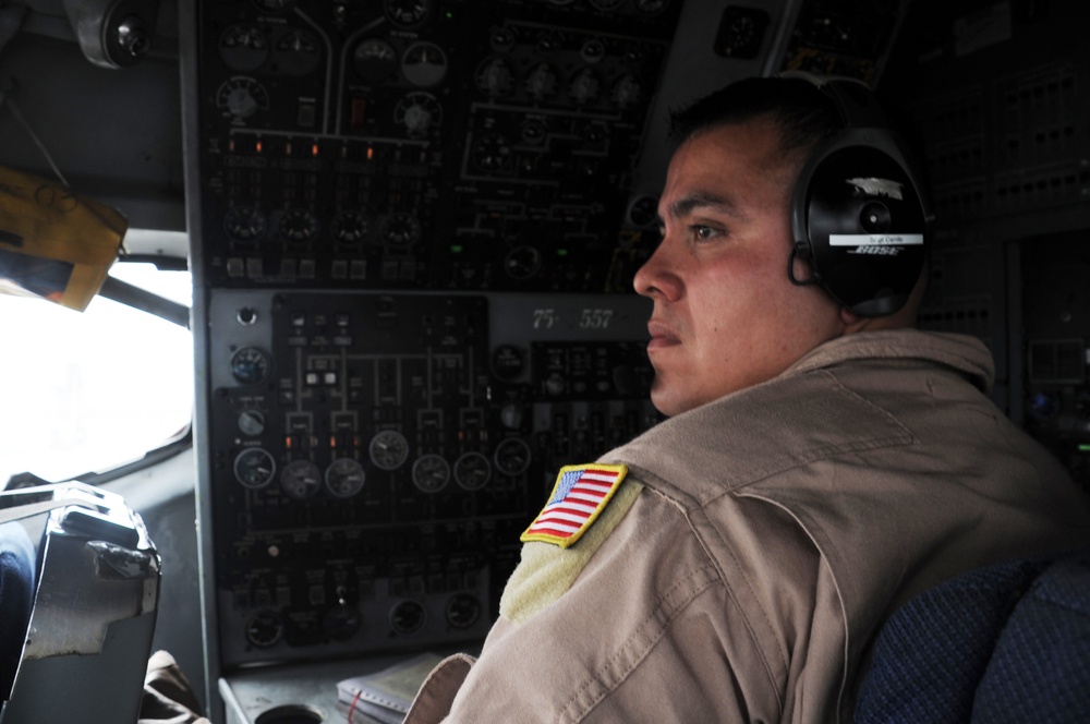 Tinker Staff Sergeant, San Antonio Native, Works As E-3 Flight Engineer on Combat Air Missions in Southwest Asia