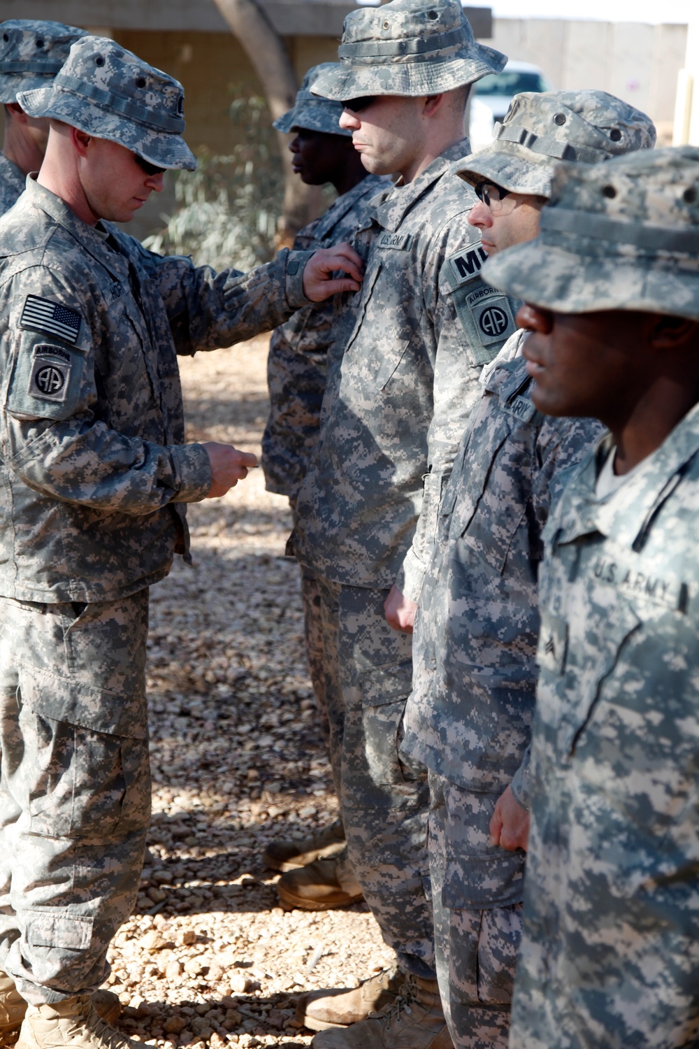 Soldiers receive promotion