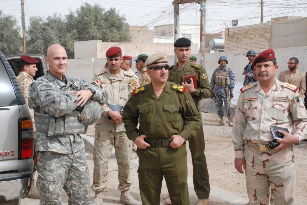 Iraqi Security Forces participate in special needs voting