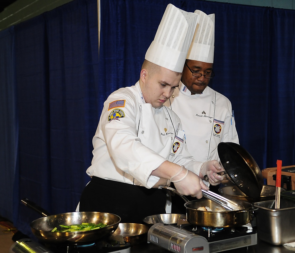 Army Reserve competes in Field Kitchen category at Army Culinary Arts Competition