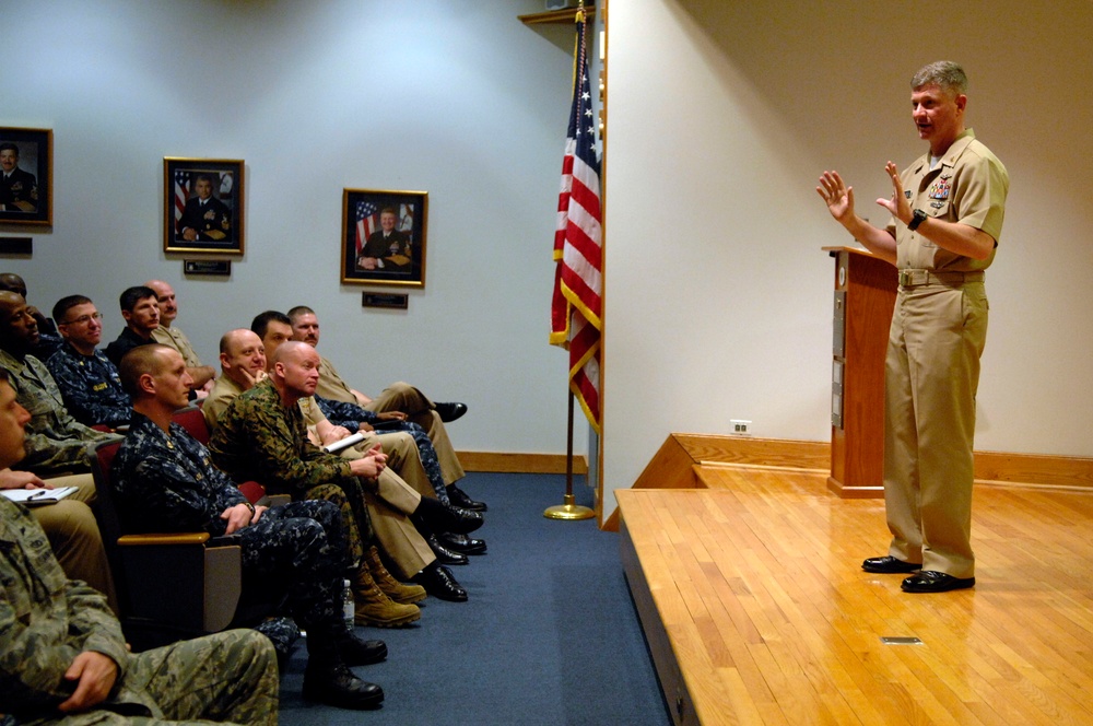 MCPON visits with Naval Station Newport service members
