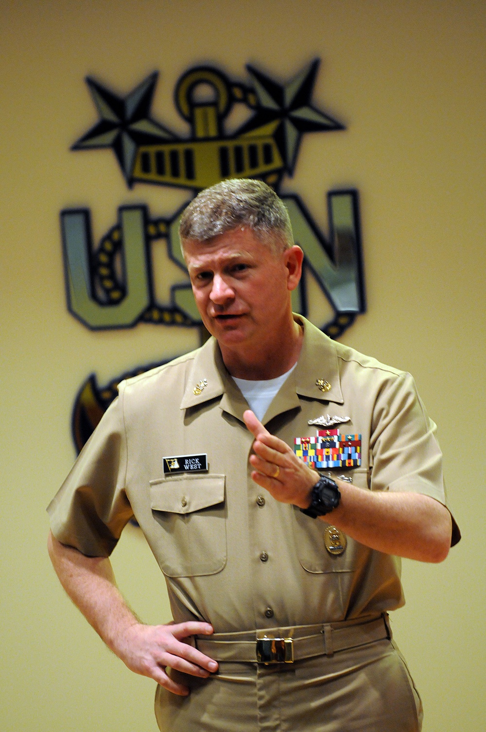 MCPON visits with Naval Station Newport service members