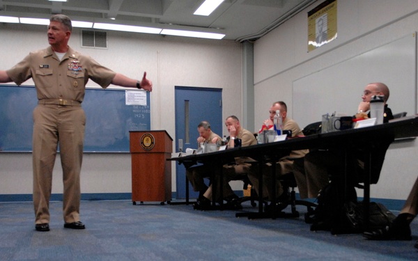 MCPON visits with Naval Station Newport service members