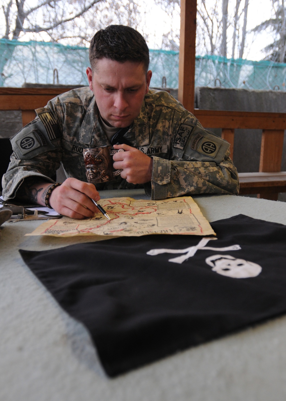 82nd Paratrooper Searches for 'buried Treasure' in Afghanistan