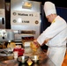 Army Reserve Staff Sgt. Joseph Parker competes in the contemporary category at Army Culinary Arts Competition