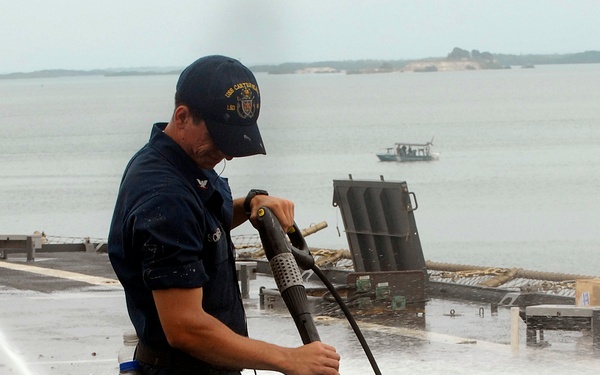agricultural wash down at Naval Station Guantanamo Bay