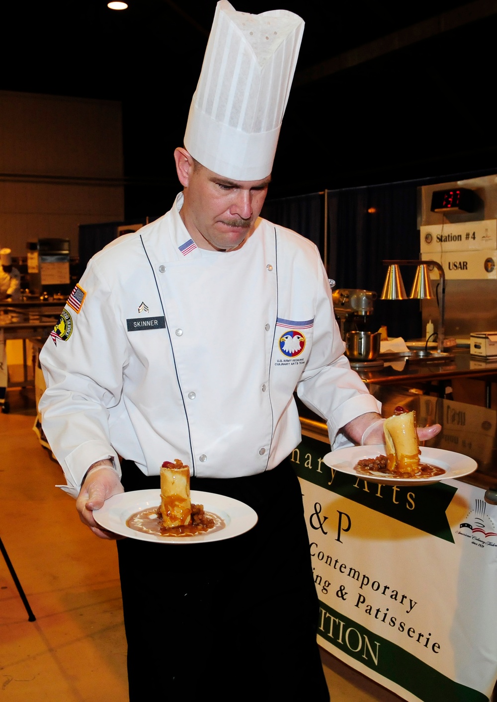 Contemporary category at Army Culinary Arts Competition