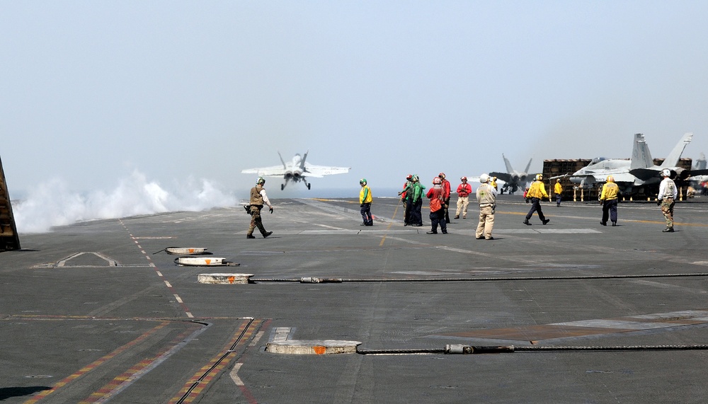 USS Dwight D. Eisenhower On Deployment