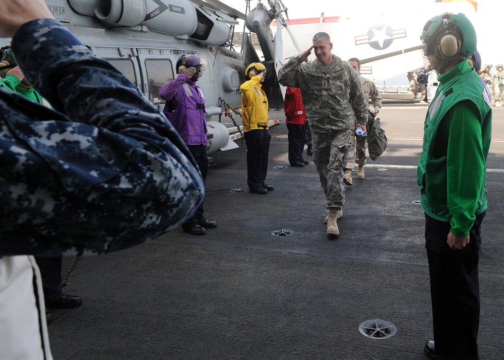 USS Dwight D. Eisenhower On Deployment