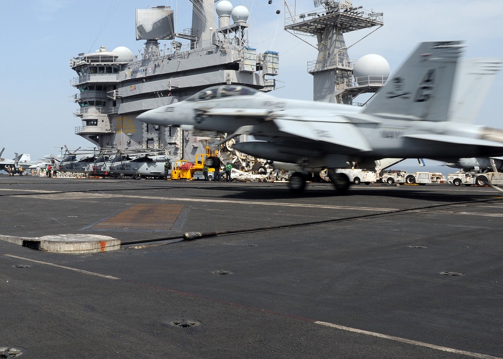 USS Dwight D. Eisenhower On Deployment