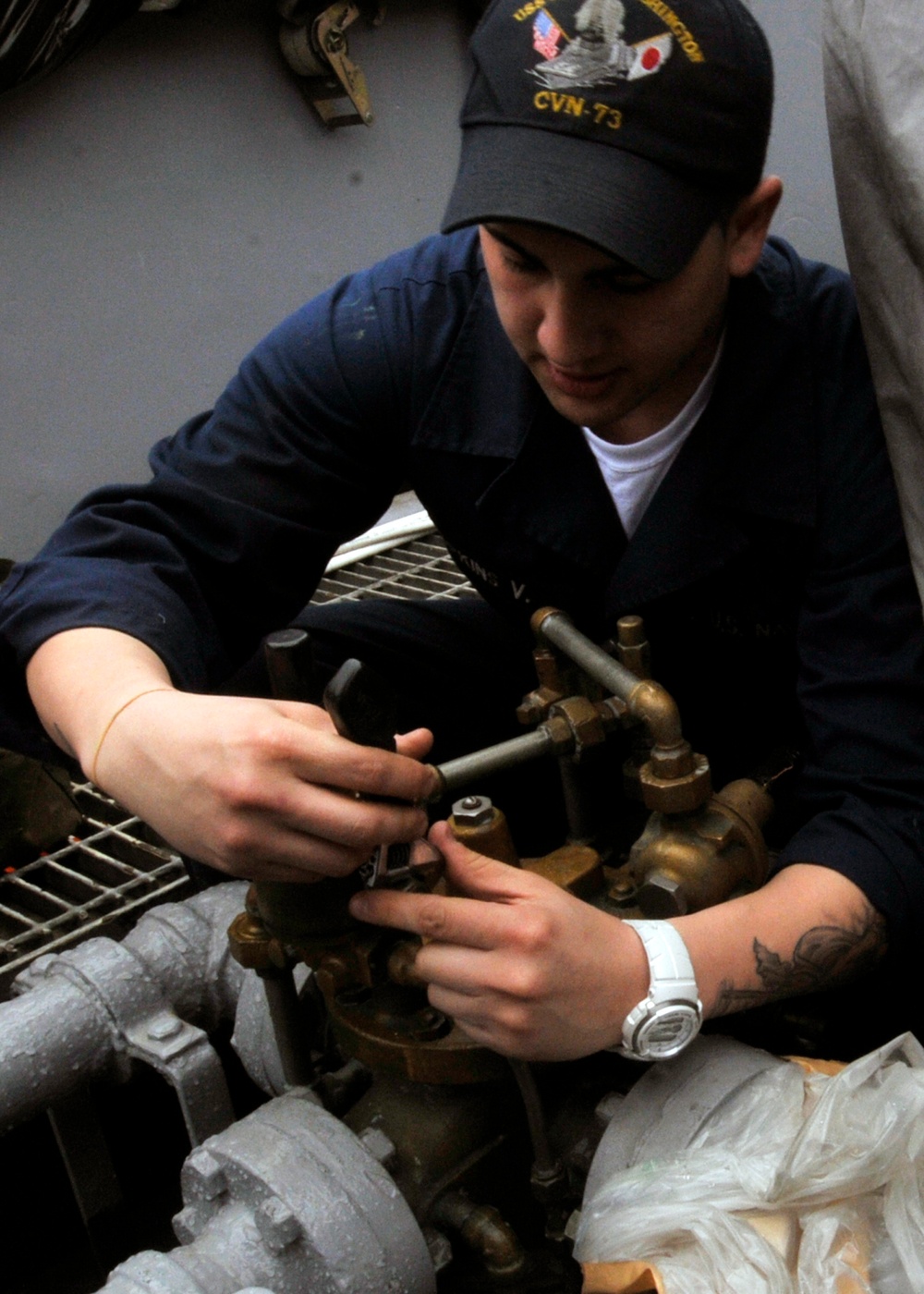 a flex line gets replaced