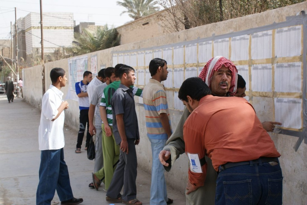 Proud Iraqis vote in Nasiriyah