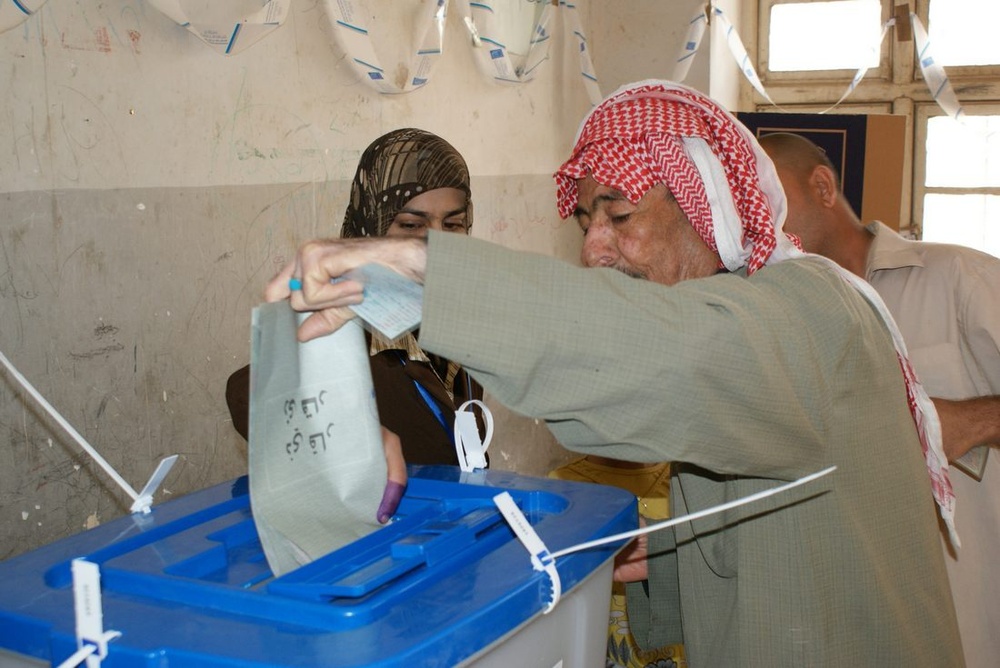 Proud Iraqis vote in Nasiriyah