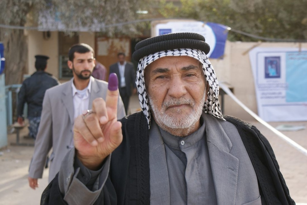 Proud Iraqis vote in Nasiriyah