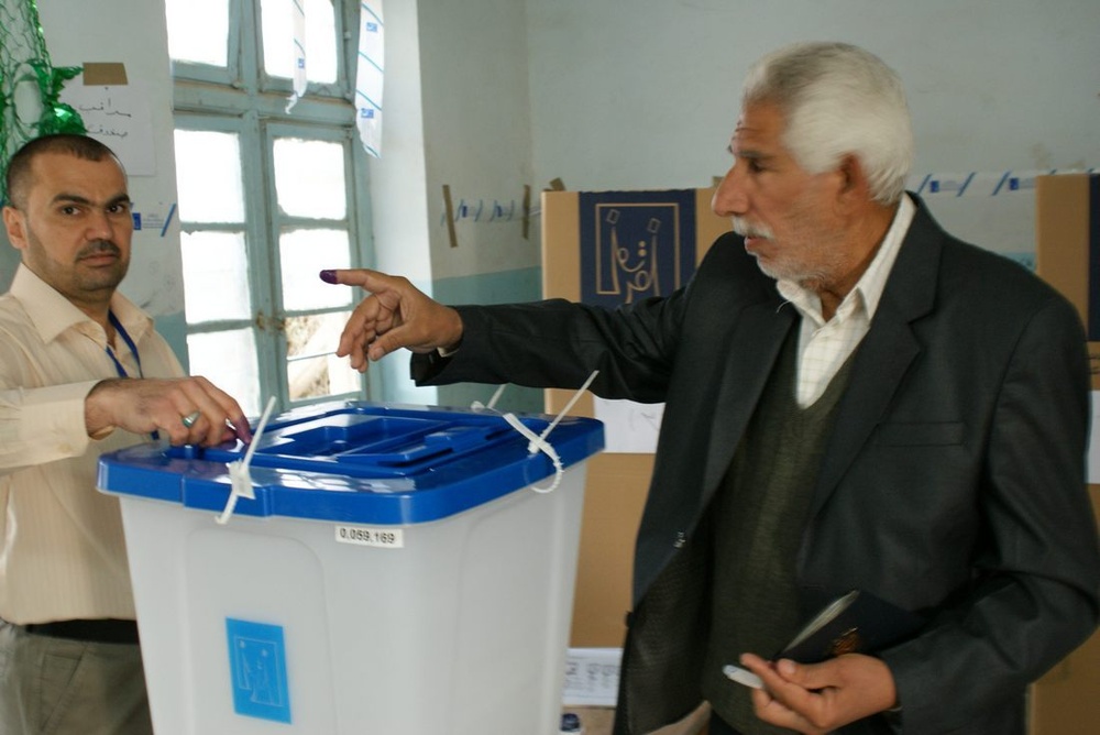 Proud Iraqis vote in Nasiriyah