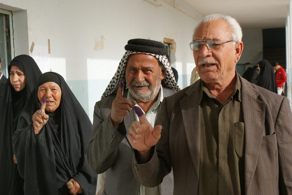 Proud Iraqis vote in Nasiriyah