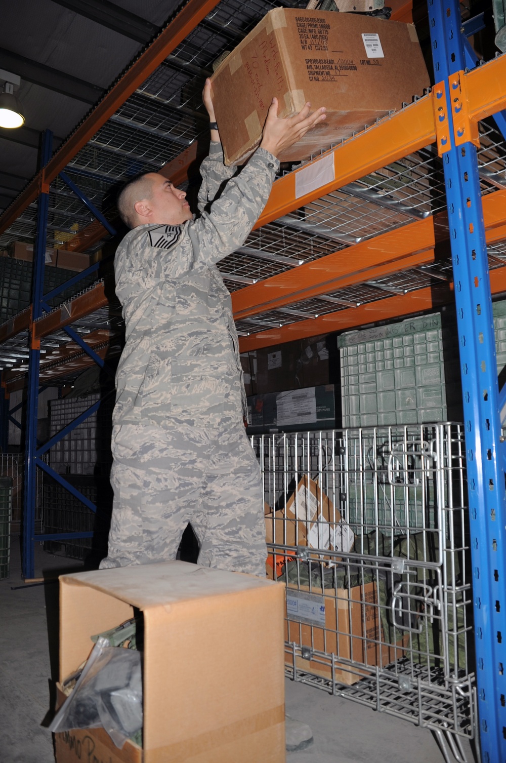 Phoenix Sky Harbor Senior NCO, Tolleson Native, Manages Crucial Supplies for Southwest Asia Wing