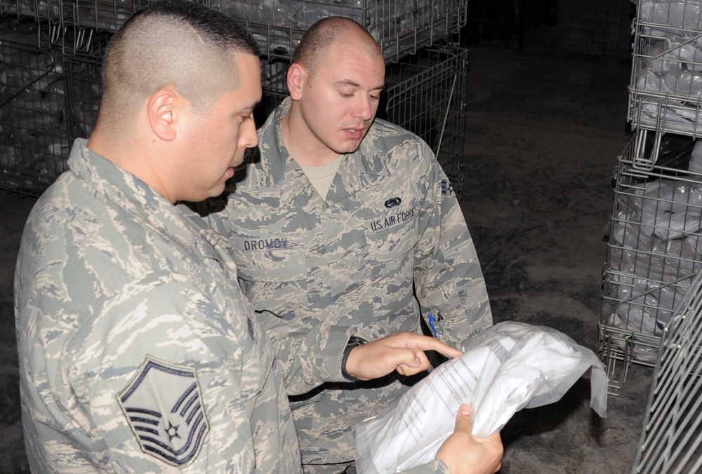 Material Management Airmen Watch Over Deployed Wing's Supply Needs