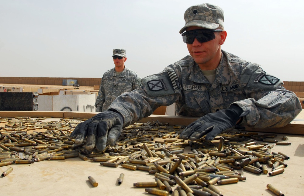 Ammo point supports brigade during responsible drawdown