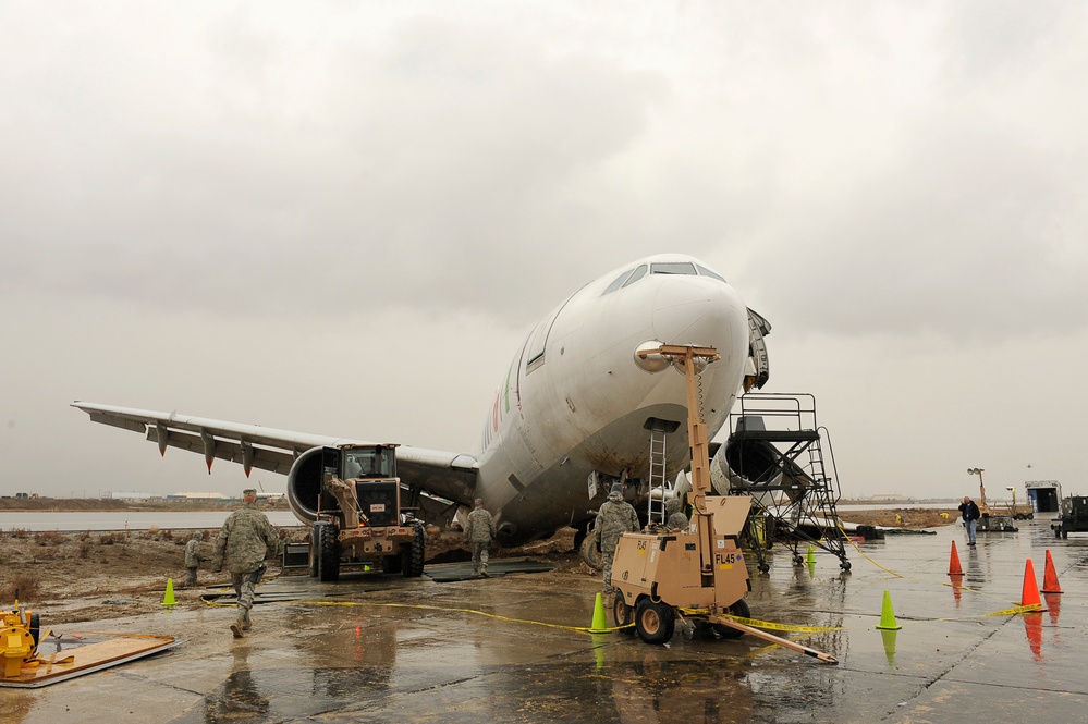 Airbus A300 Emergency Landing at Bagram Airfield