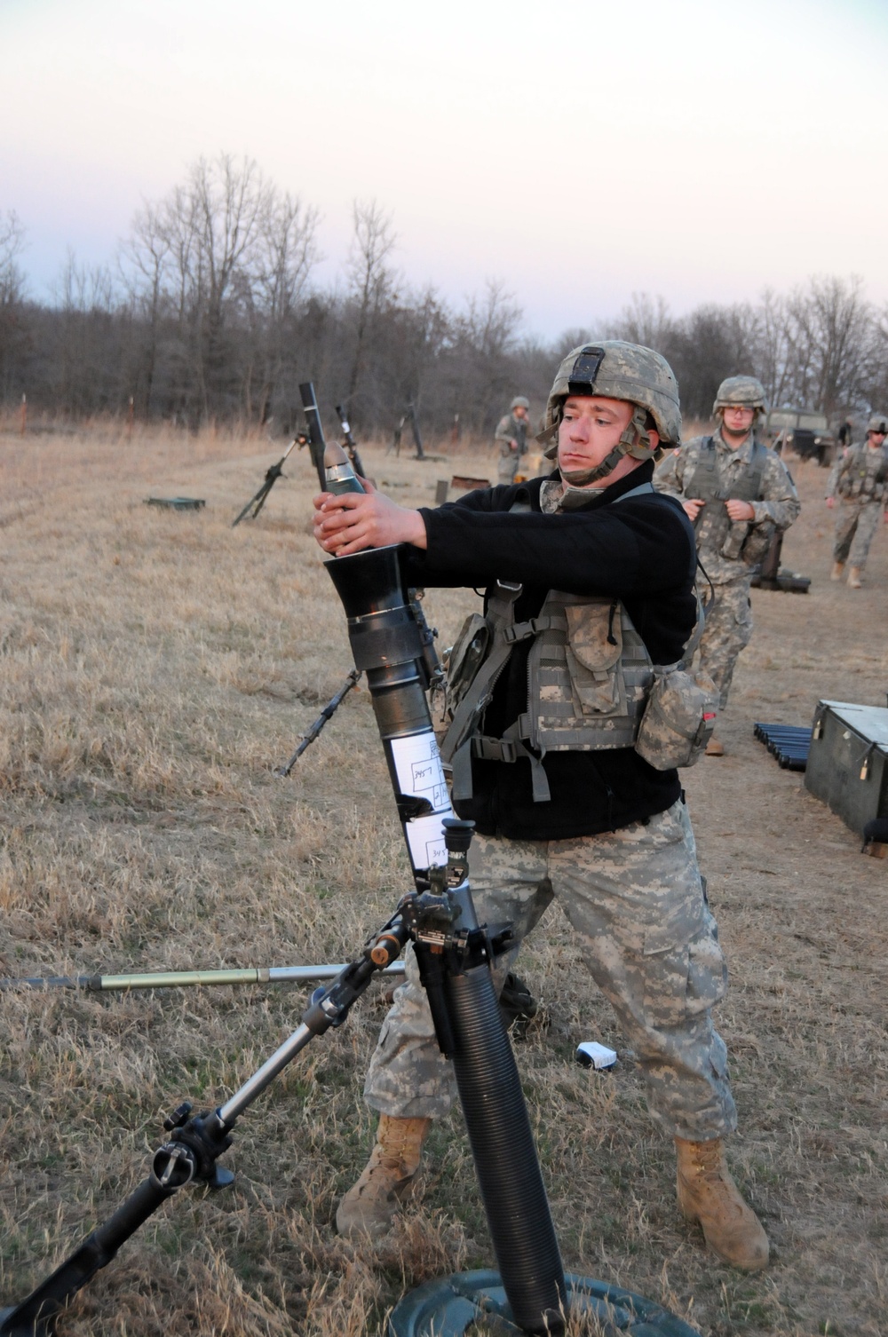 Mortar Live Fire at Camp Robinson