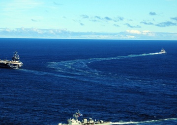 USS Carl Vinson action