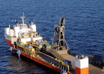 At sea exercise