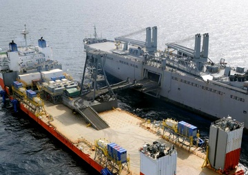 At sea exercise