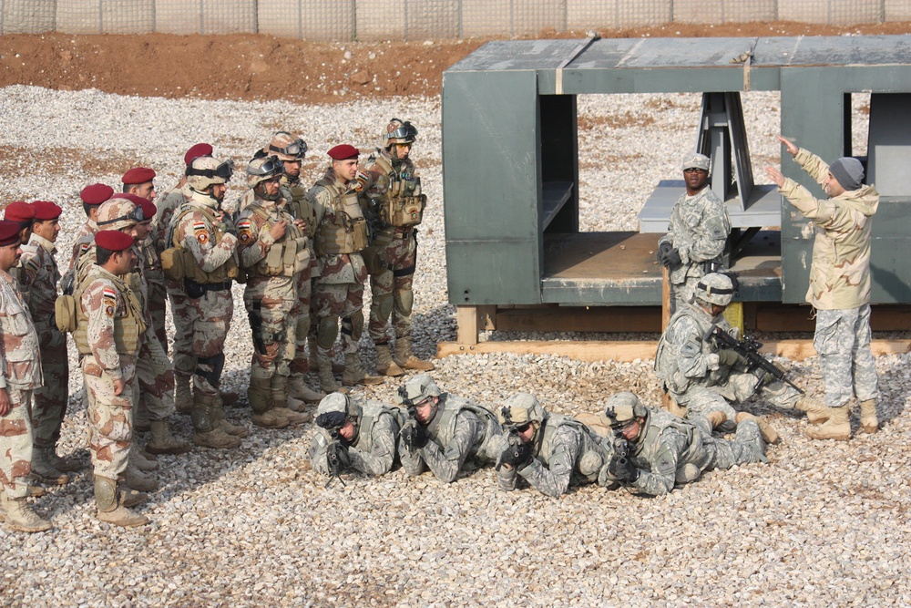 1-36 Infantry scout 'earning his spurs' in northern Iraq